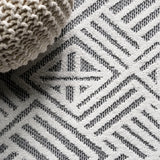Jordan High-low Pile Art Deco Geometric Indoor/outdoor Area Rug