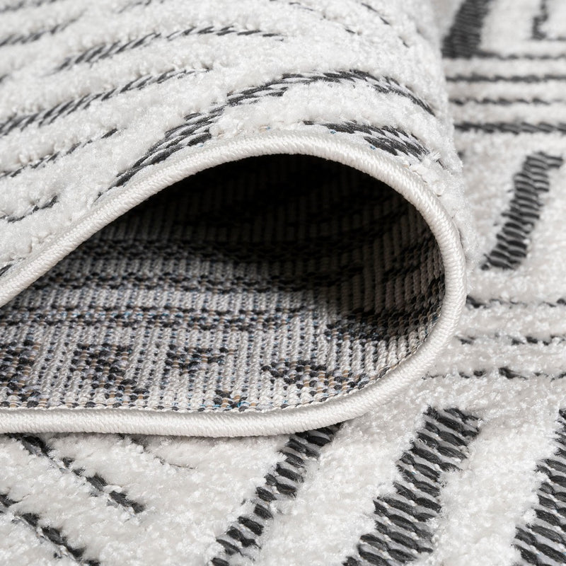 Jordan High-low Pile Art Deco Geometric Indoor/outdoor Area Rug