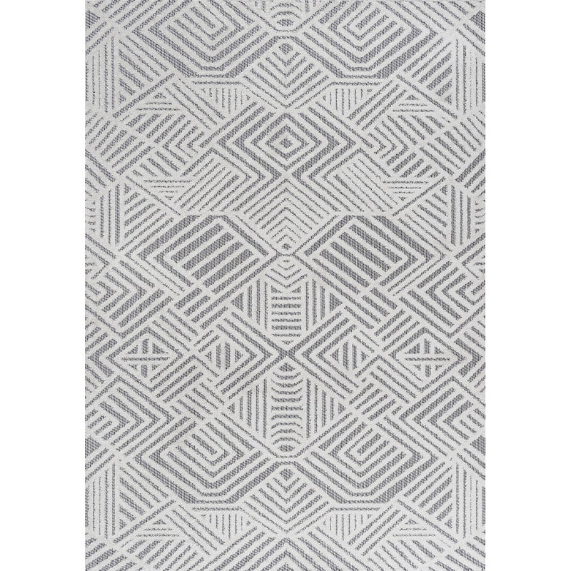 Jordan High-low Pile Art Deco Geometric Indoor/outdoor Area Rug