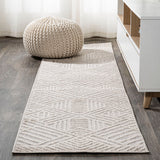 Jordan High-low Pile Art Deco Geometric Indoor/outdoor Area Rug
