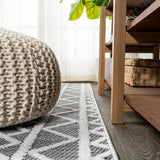 Aylan High-low Pile Knotted Trellis Geometric Indoor/outdoor Area Rug