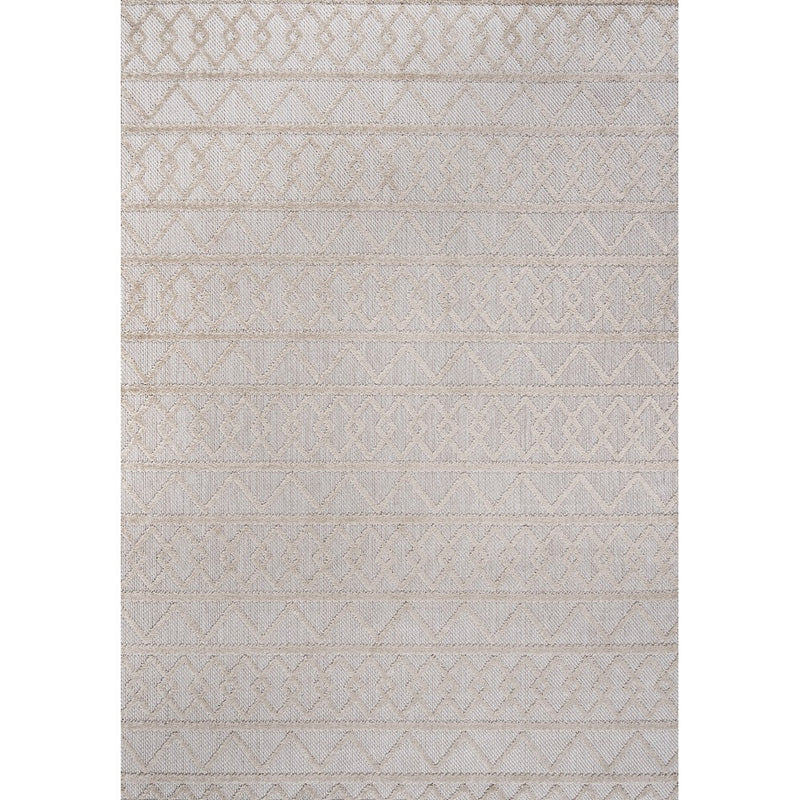 Aylan High-low Pile Knotted Trellis Geometric Indoor/outdoor Area Rug