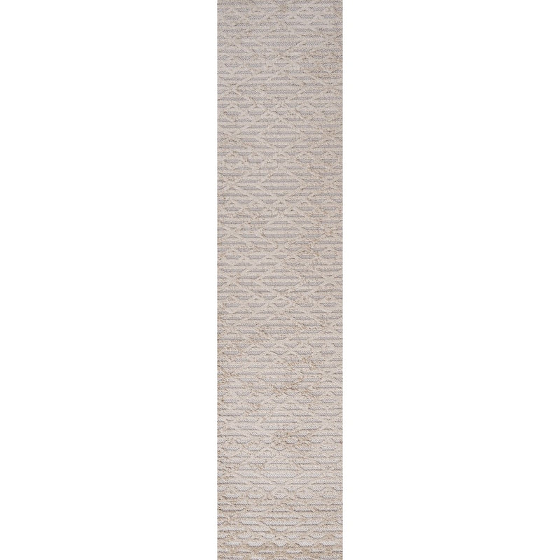 Ararat High-low Pile Moroccan Diamond Modern Indoor/outdoor Area Rug