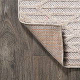 Ararat High-low Pile Moroccan Diamond Modern Indoor/outdoor Area Rug
