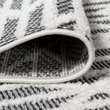 Ararat High-low Pile Moroccan Diamond Modern Indoor/outdoor Area Rug