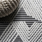 Jazz High-low Pile Art Deco Geometric Indoor/outdoor Area Rug