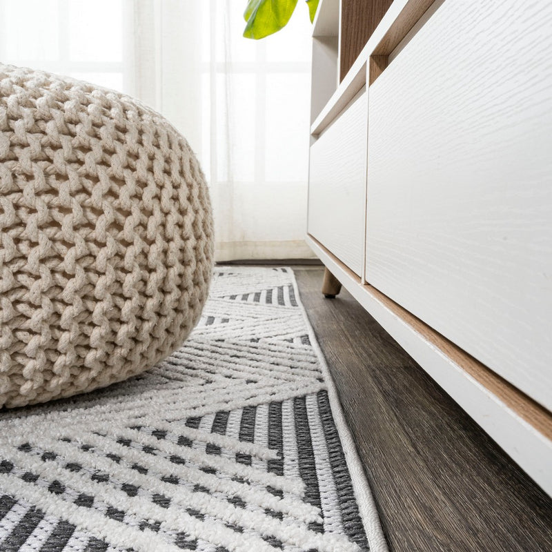 Jazz High-low Pile Art Deco Geometric Indoor/outdoor Area Rug