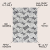 Jazz High-low Pile Art Deco Geometric Indoor/outdoor Area Rug