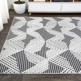 Jazz High-low Pile Art Deco Geometric Indoor/outdoor Area Rug