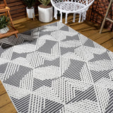 Jazz High-low Pile Art Deco Geometric Indoor/outdoor Area Rug