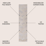 Jazz High-low Pile Art Deco Geometric Indoor/outdoor Area Rug