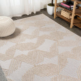 Jazz High-low Pile Art Deco Geometric Indoor/outdoor Area Rug