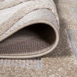 Duwun High-low Pile Ogee Trellis Tone-on-tone Indoor/outdoor Area Rug