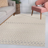 Ormond High-low Modern Trellis Geometric Area Rug
