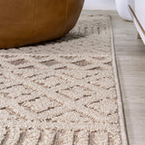 Ormond High-low Modern Trellis Geometric Area Rug