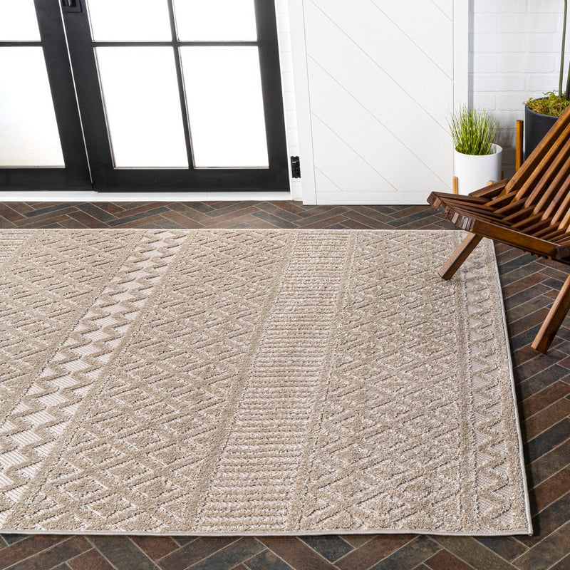 Ormond High-low Modern Trellis Geometric Area Rug