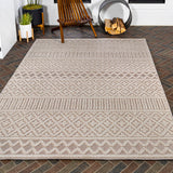 Ormond High-low Modern Trellis Geometric Area Rug