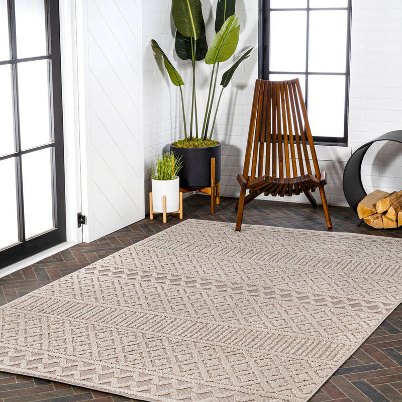 Ormond High-low Modern Trellis Geometric Area Rug