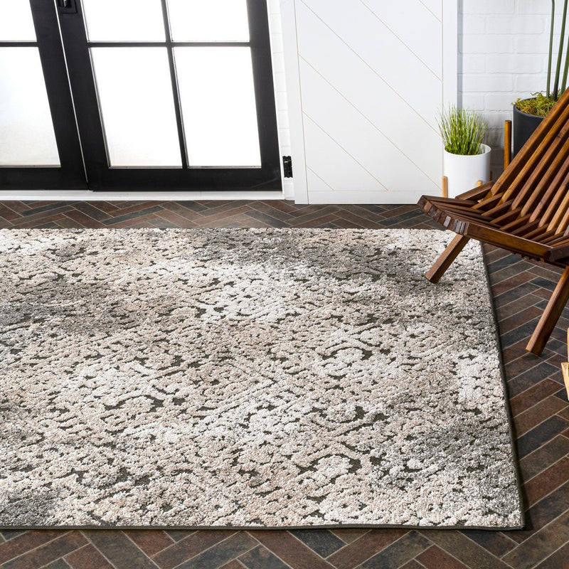 Duenas High-low Shabby Damask Area Rug