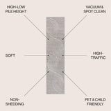Skagen Minimalist Curve Geometric Area Rug