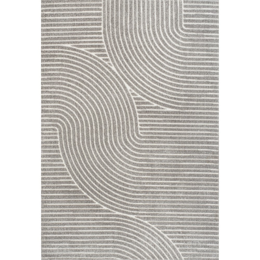 Skagen Minimalist Curve Geometric Area Rug