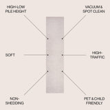 Skagen Minimalist Curve Geometric Area Rug