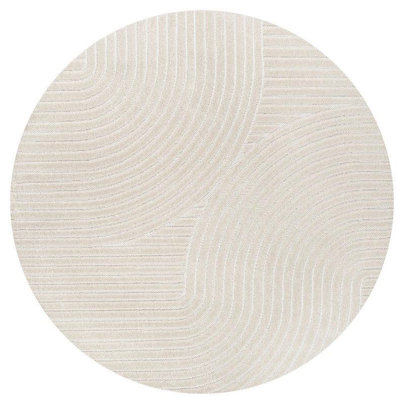 Skagen Minimalist Curve Geometric Area Rug