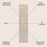 Skagen Minimalist Curve Geometric Area Rug