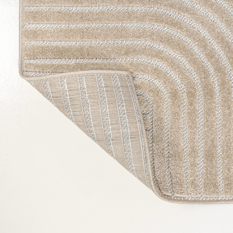 Skagen Minimalist Curve Geometric Area Rug