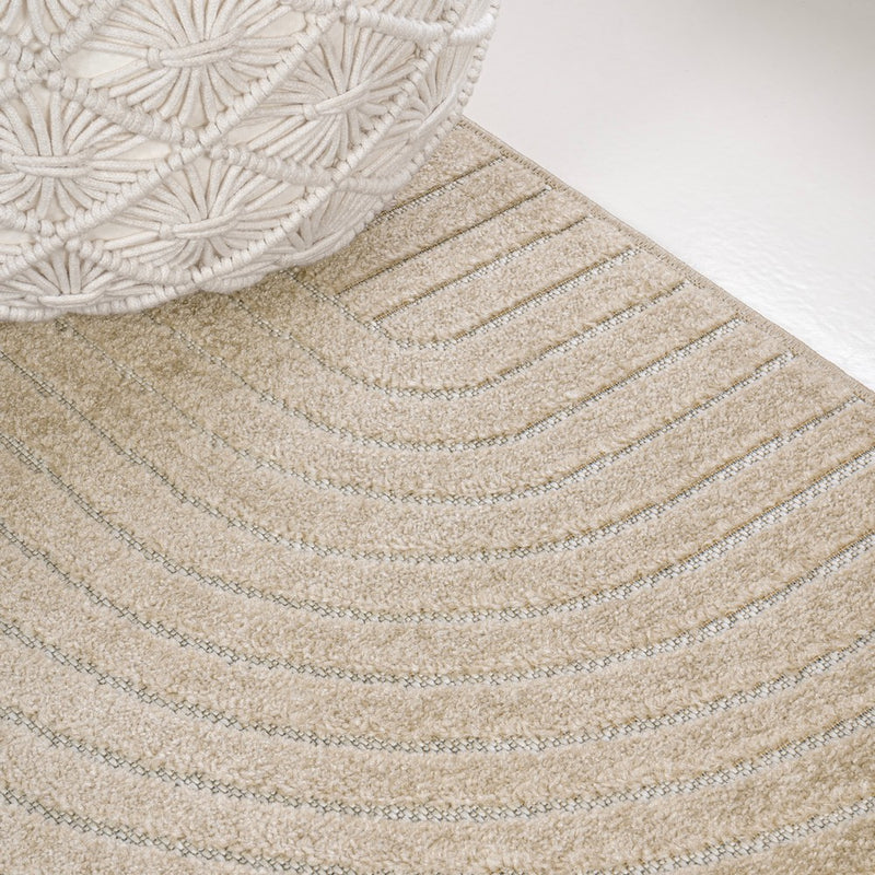 Skagen Minimalist Curve Geometric Area Rug
