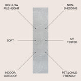 Skagen Minimalist Curve Geometric Area Rug