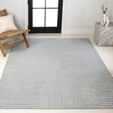 Skagen Minimalist Curve Geometric Area Rug