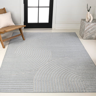 Skagen Minimalist Curve Geometric Area Rug