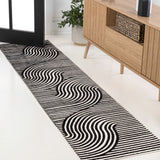 Skagen Minimalist Curve Geometric Area Rug