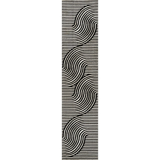 Skagen Minimalist Curve Geometric Area Rug