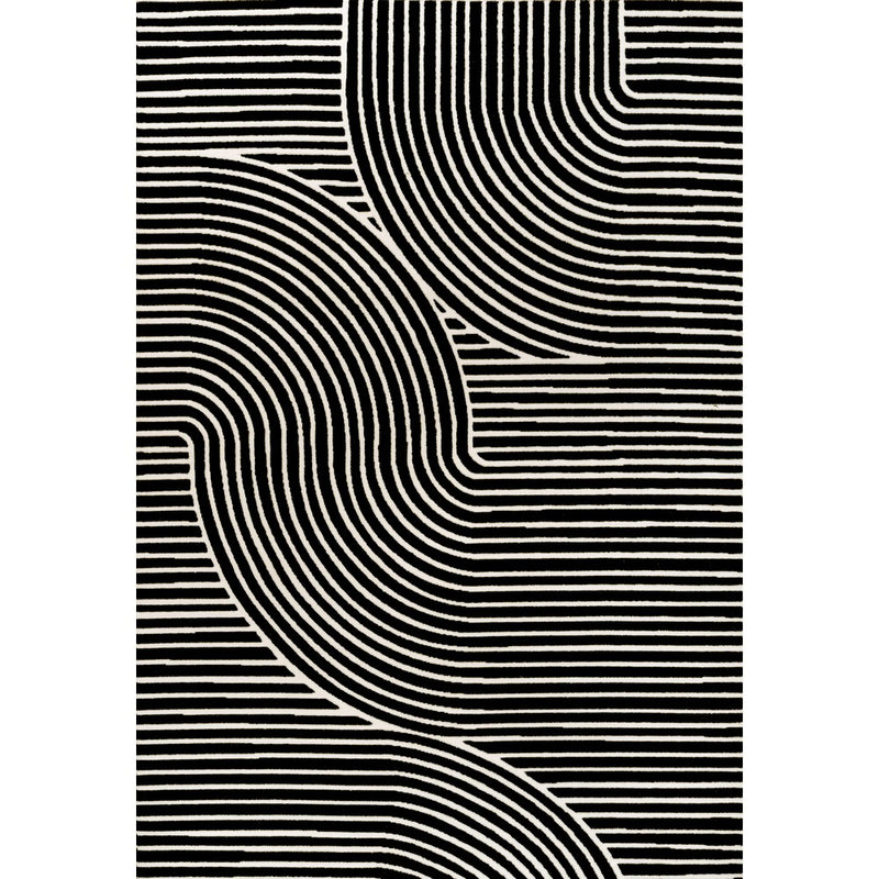 Skagen Minimalist Curve Geometric Area Rug