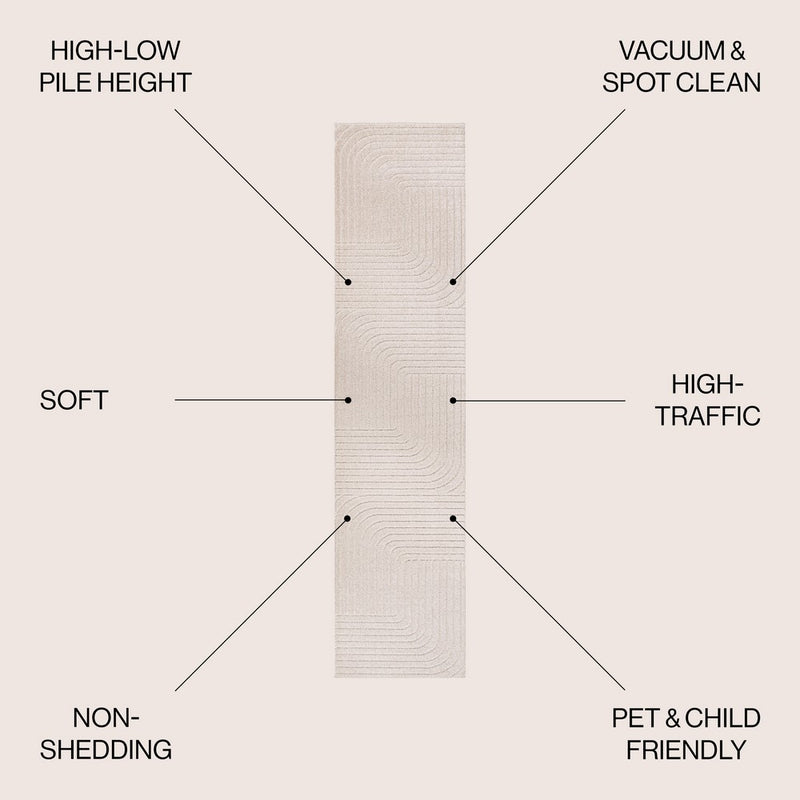 Odense Minimalist Angle Geometric Area Rug