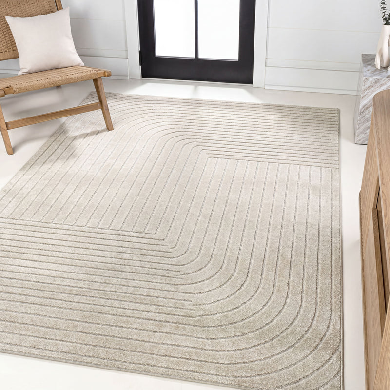 Odense Minimalist Angle Geometric Area Rug