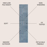 Odense Minimalist Angle Geometric Area Rug