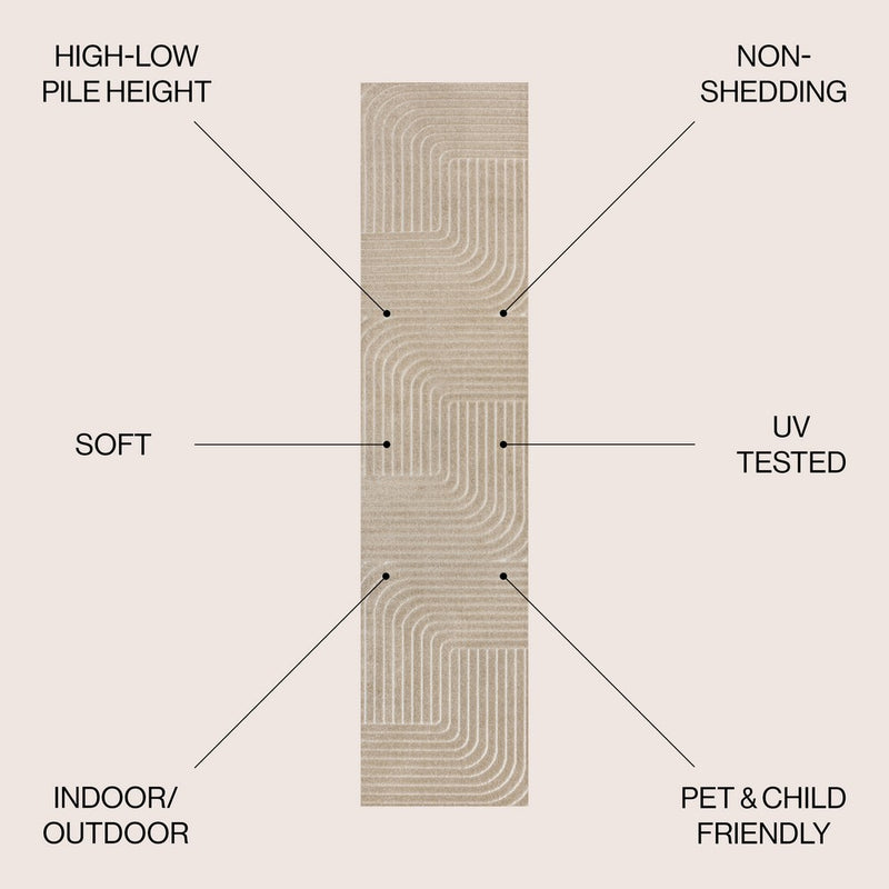 Odense Minimalist Angle Geometric Area Rug