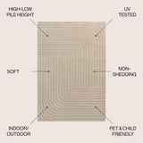 Odense Minimalist Angle Geometric Area Rug