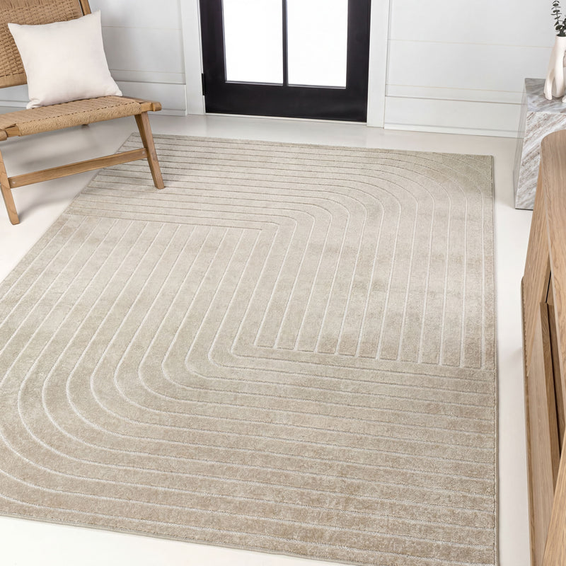 Odense Minimalist Angle Geometric Area Rug