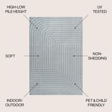 Odense Minimalist Angle Geometric Area Rug