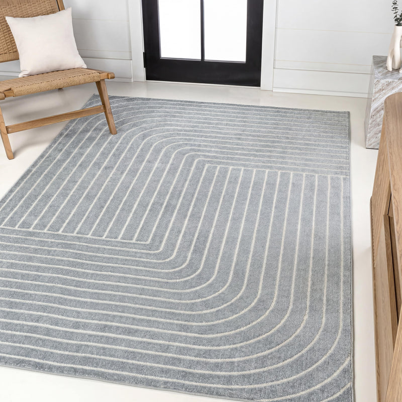 Odense Minimalist Angle Geometric Area Rug