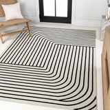 Odense Minimalist Angle Geometric Area Rug