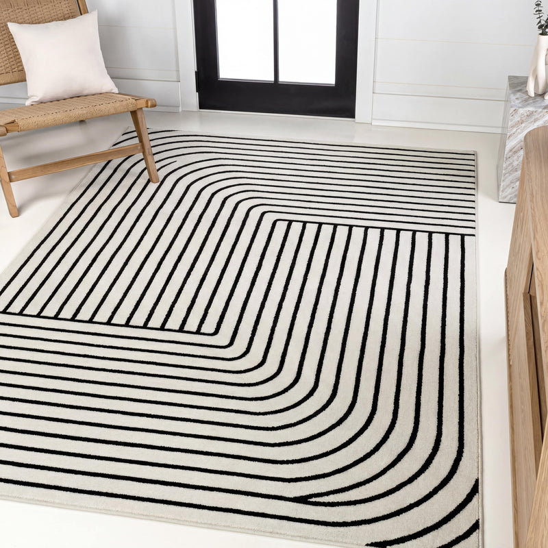 Odense Minimalist Angle Geometric Area Rug
