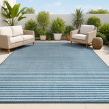 Aarhus Minimalist Scandi Striped Area Rug