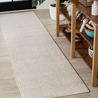 Aarhus Minimalist Scandi Striped Area Rug