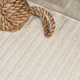 Aarhus Minimalist Scandi Striped Area Rug
