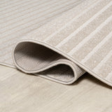 Aarhus Minimalist Scandi Striped Area Rug